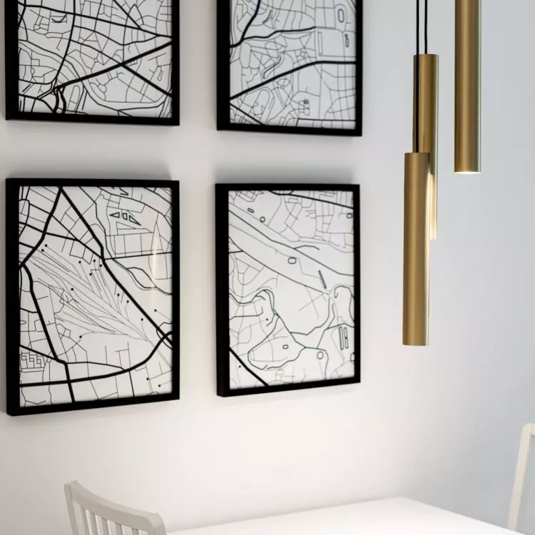Gold accessories can be jewelry for the interior 