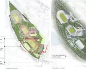 Master plan for sports center on Golęcin in Poznań