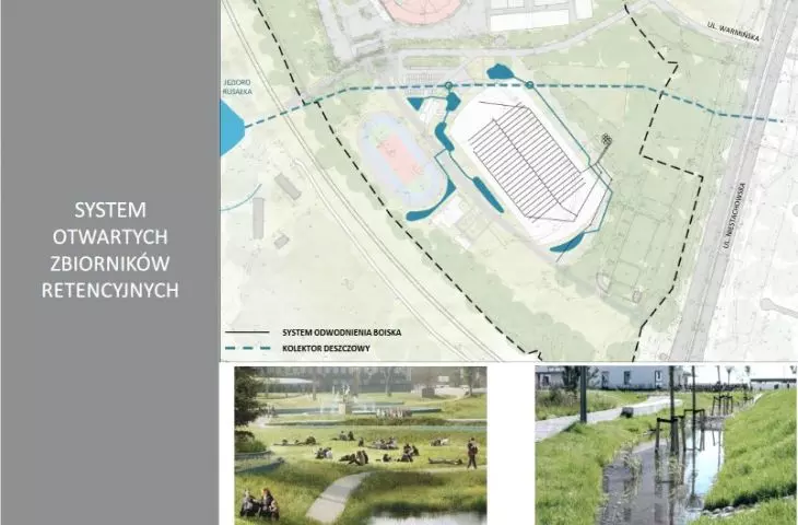 Master plan for sports center on Golęcin in Poznań