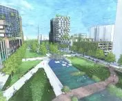 projekt zakłada wprowadzanie infrastruktury zielono-błękitnej