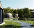 Dome houses can form a settlement