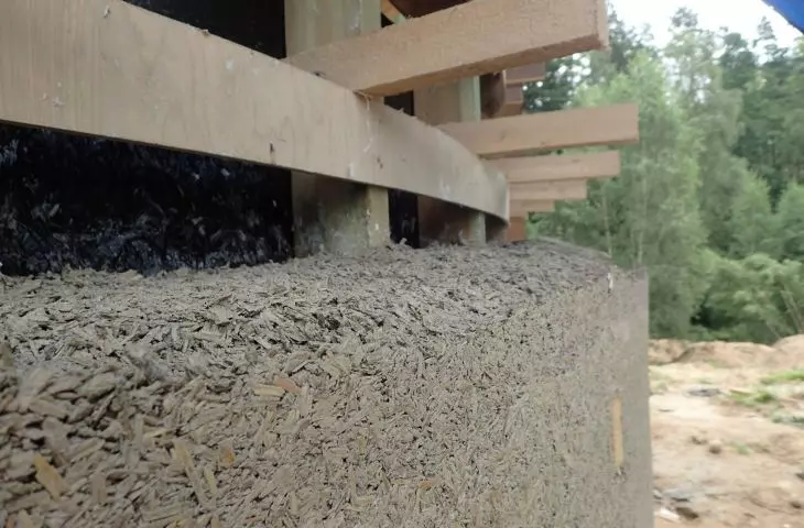 Hemp concrete