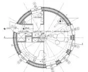 Smaller dome, first floor plan
