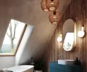 Arranging the bathroom in a larger module
