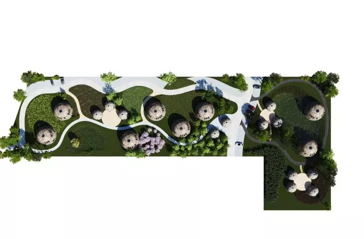 Example of land development with Wanda and Dziewanna modules