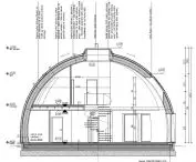 Dome house cross-section