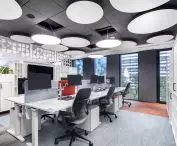 Ecophon Solo Circle at 3M office, Wroclaw, Poland