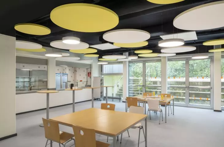 Ecophon Solo Circle at Gimnajzum Friedrich Rueckert in Germany