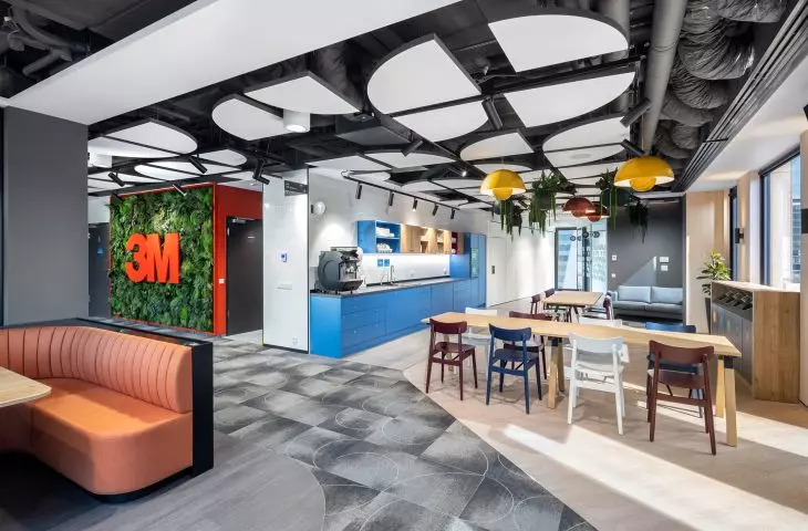 Ecophon Solo in 3M office, Wroclaw, Poland