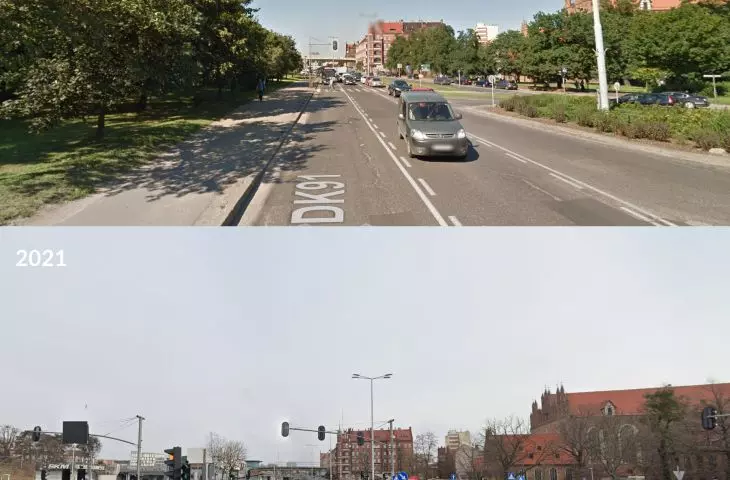 Gdansk before and after