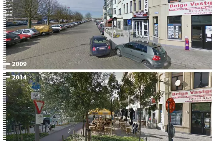 Antwerp before and after
