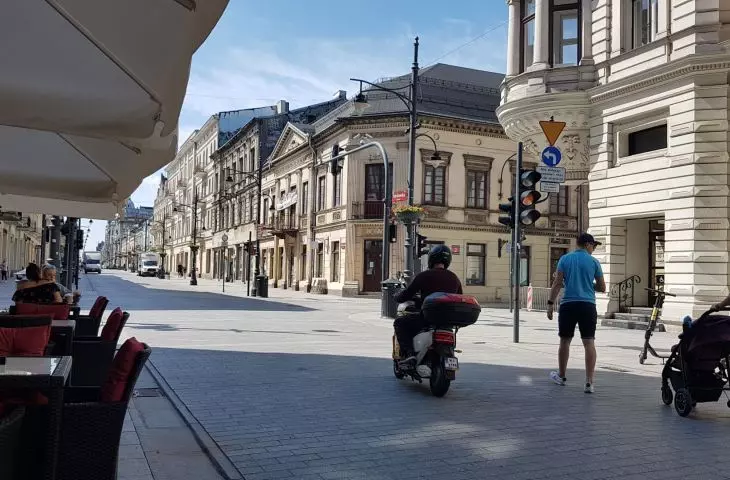 Piotrkowska w Łodzi