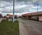Gdansk - a flyover planned for renovation along a transit thoroughfare that does not exist