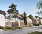 Wielodrożnica, osada mieszkaniowa, Poznań, wizualizacja, proj.: Insomia