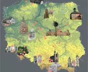 Map of functioning cultural parks