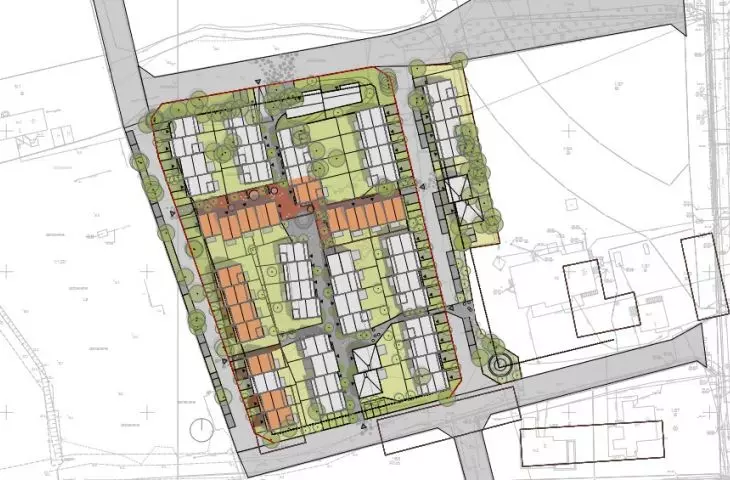 Wielodrożnica, Poznań, plan założenia