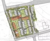 Wielodrożnica, Poznań, foundation plan
