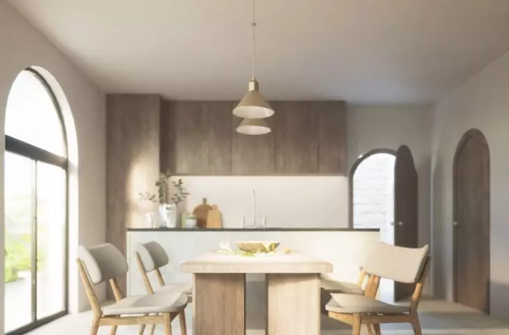 Kitchen in the guest house