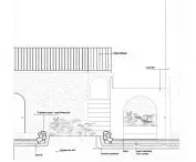 Detal projektowy domków gościnnych