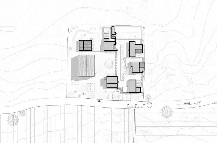 Winery, site plan