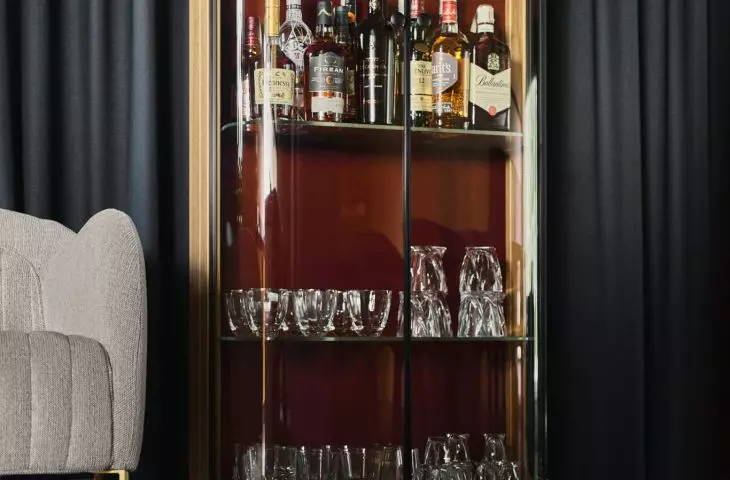Display case for spirits