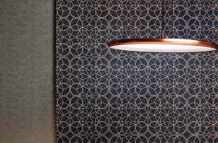 Kaleidoscope Tile, Woven Image  
