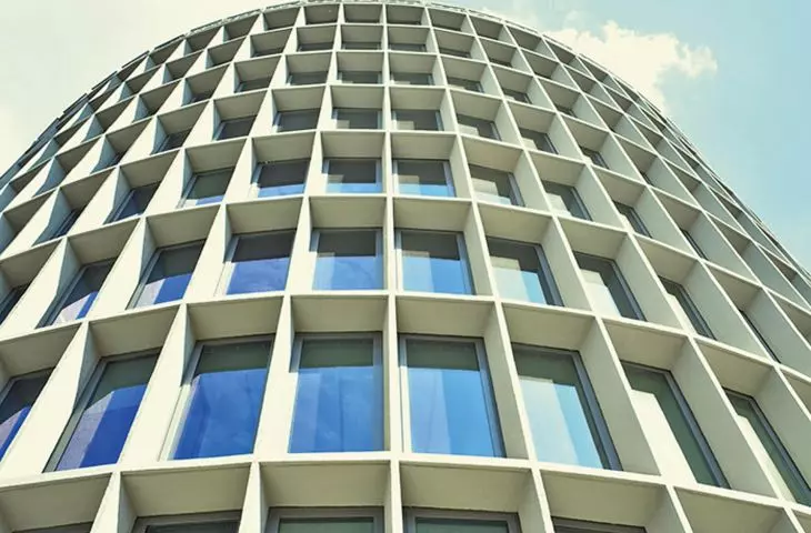 Poznan's iconic okrąglak, a modernist thing, design: Marek Leykam