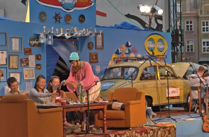 jeden z wielu spektakli podczas Malta Festival Poznań — kultura osobista nie bierze się znikąd