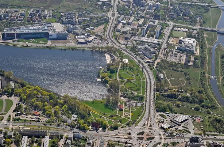 From above, you can see the vastness of Malta's grounds, a wonderful recreational space