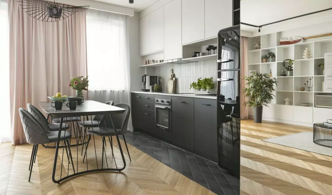 Strefa dzienna ma aż 35m2