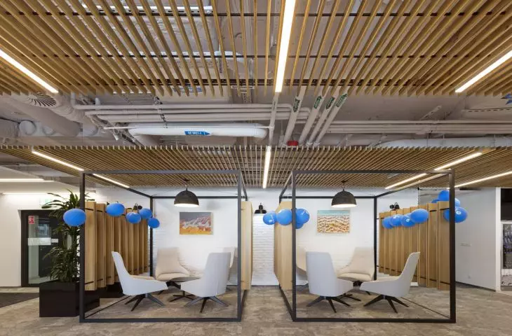 Solid Wood Grid, HP Office, Wroclaw, Poland