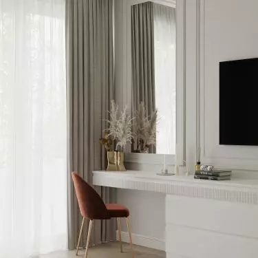 Toilet in the bedroom