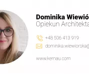 Dominika Wiewiórska jest opiekunką architekta
