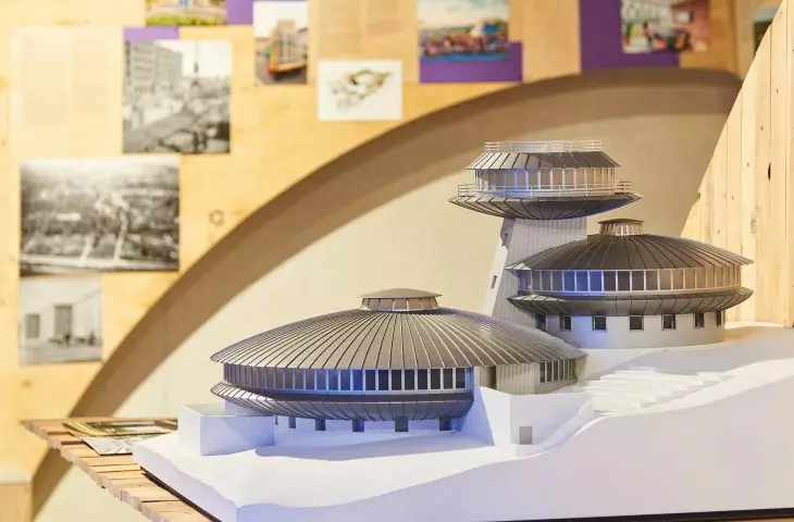 Mock-up of the Meteorological Observatory on Śnieżka (designed by Witold Lipinski, Waldemar Wawrzyniak)