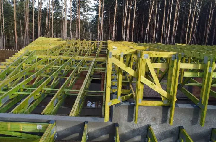 prefabrykowane wiązary dachowe