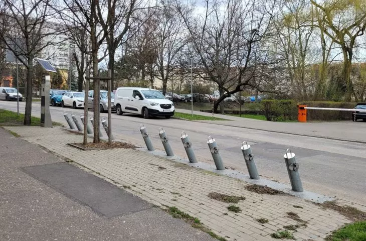 Stanowisko zlikwidowanego roweru meijskiego