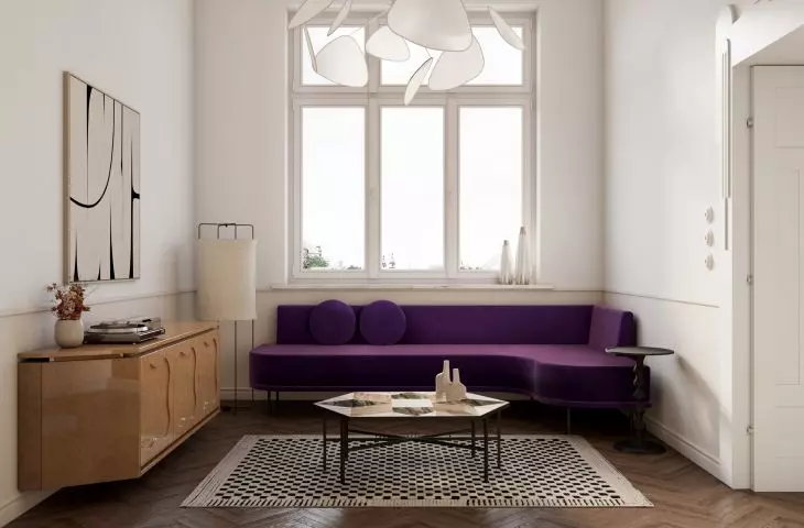 There are many historical elements in the apartment