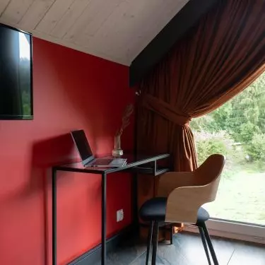 Desk in the bedroom