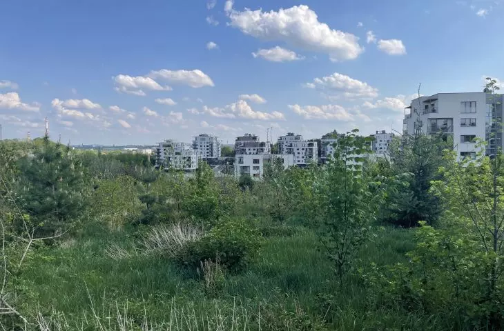 widok na osiedle Zelené Město w Pradze — architektura krajobrazu przyszłości