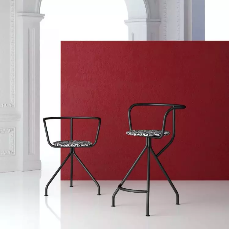 Chair created from recycled materials