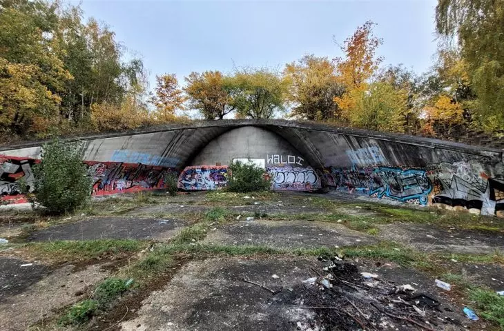 Dawny stadion Szyca w Poznaniu, jesień 2022