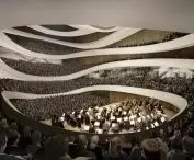 Visualization of the concert hall interior