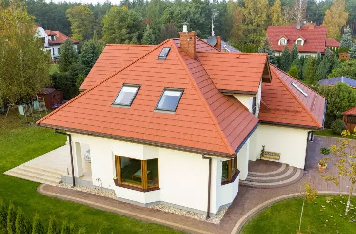 dachówka cementowa KAPSTADT PLANAR czerwona 