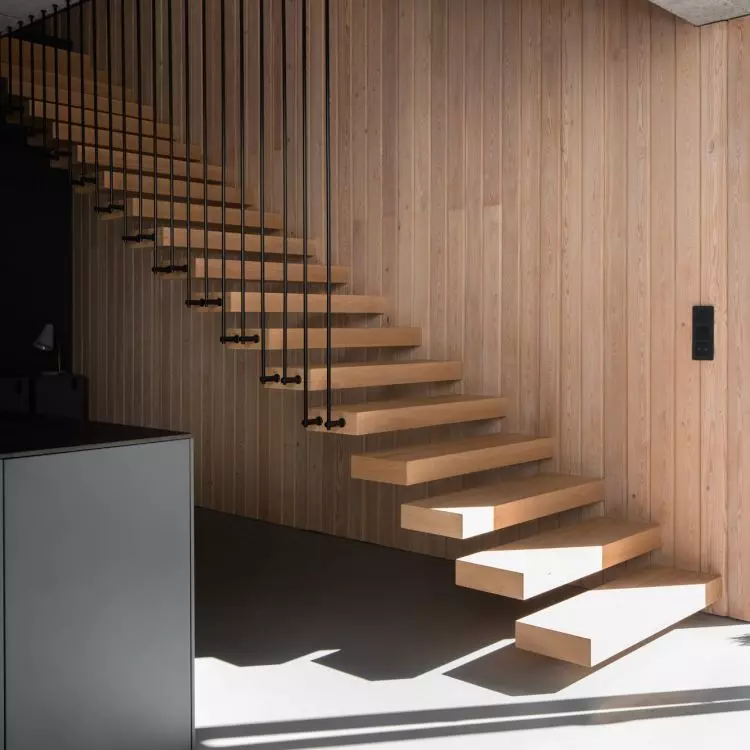 Wooden stairs