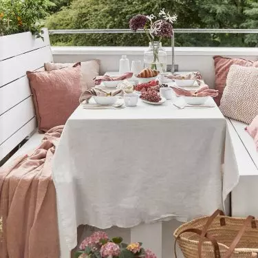 Combine pink with gray