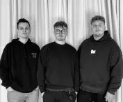 Project team, from left: Adam Stalica, Szymon Aleksiuk, Jakub Łukasik