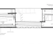 Second floor plan of the townhouse