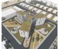 Projekt „Living Turbine”, widok z lotu ptaka