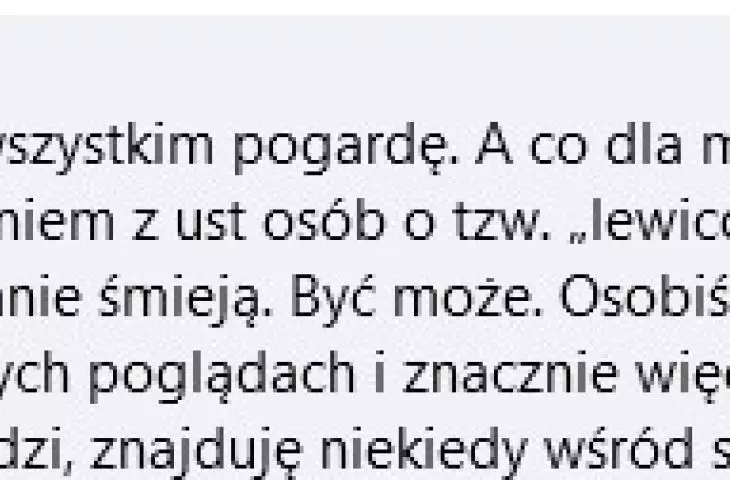 Jacek Jaskowiak's reaction to Ark Kluk's post