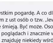 Reakcja Jacka Jaśkowiaka na wpis Arka Kluka